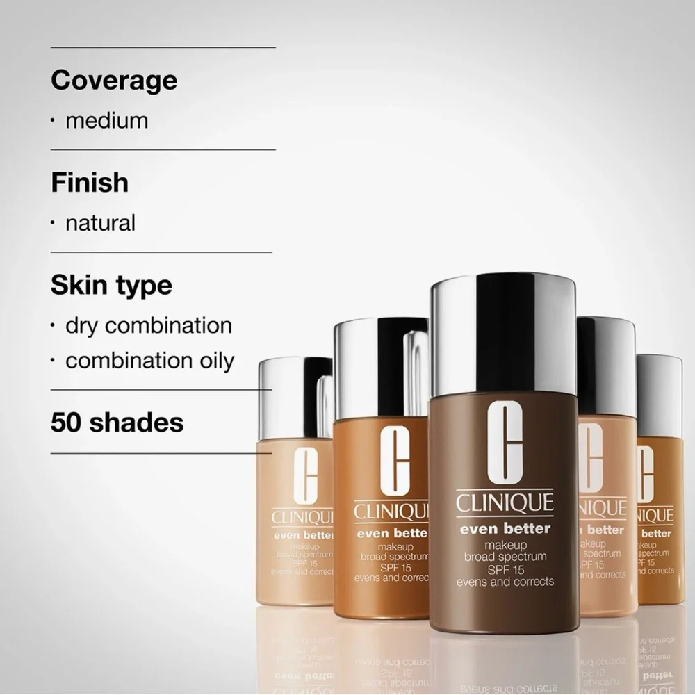CLINIQUE Even Better Makeup Broad Spectrum SPF 15, 30 ml, CN 116 Spice (D), NIB